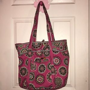 Pink Vera Bradley Tote (retired Cupcake pattern)